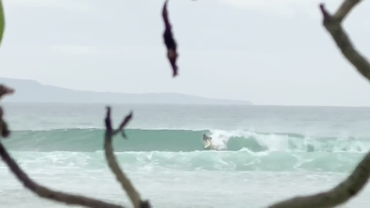 Surfing in Mati , Philippines