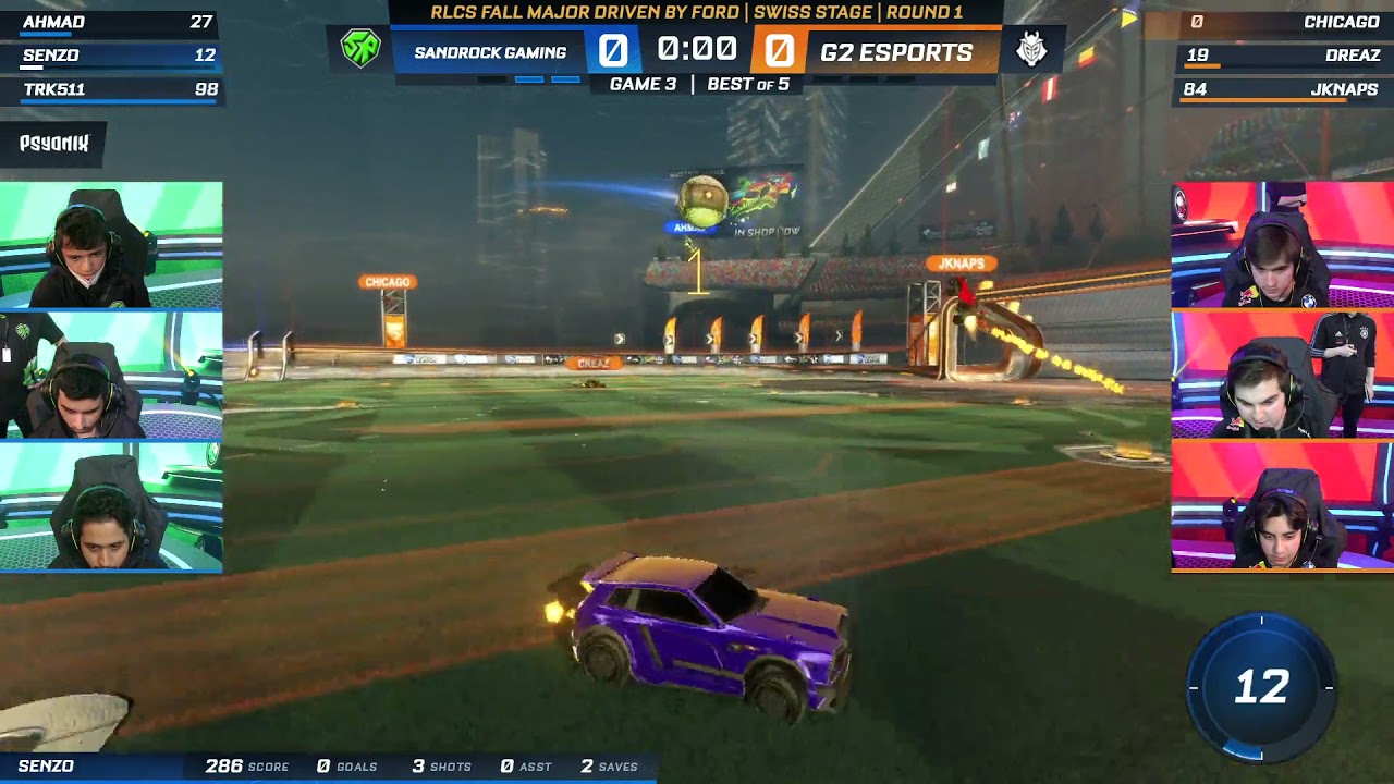 Ahmad scores a zero second goal to secure the sweep for Sandrock Gaming! | RLCS 2021-2022 Fall Major