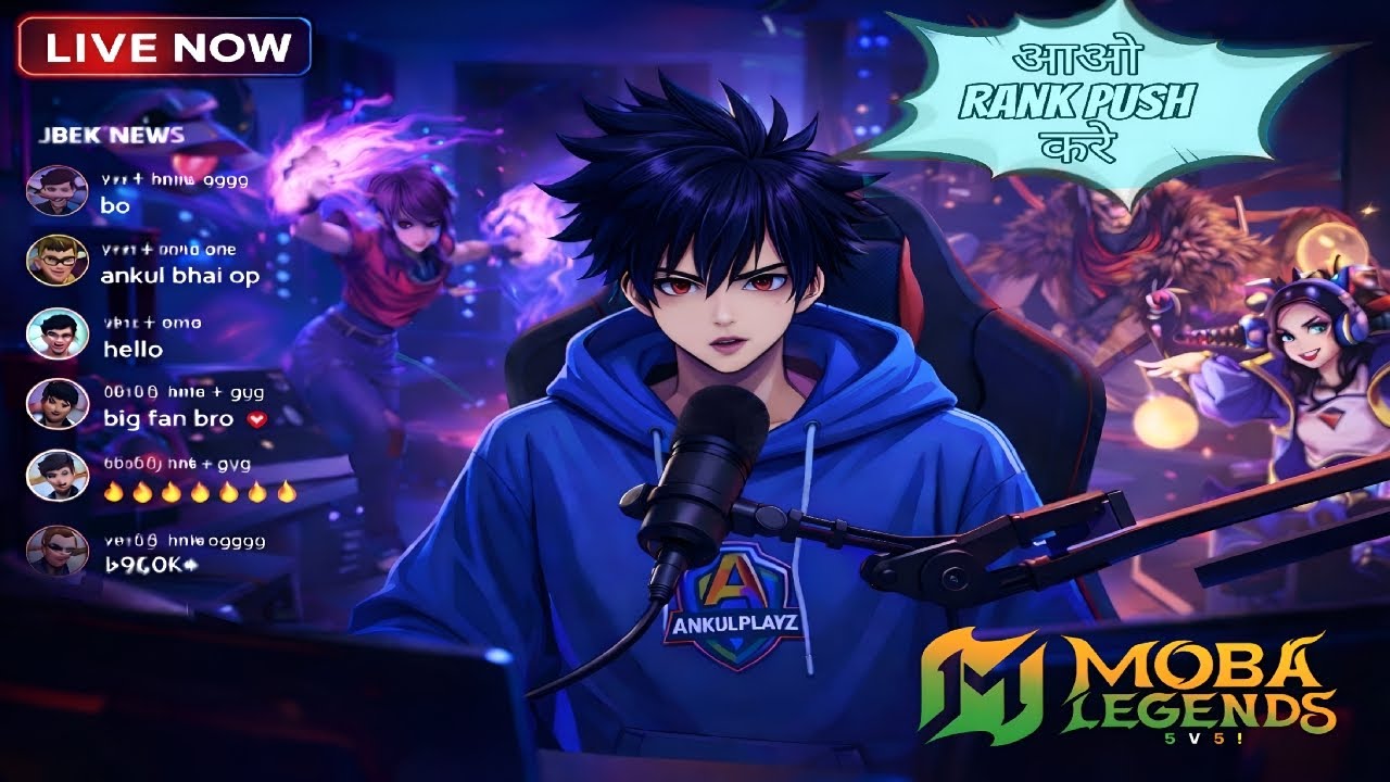 Road to Immortal | Ankul PlayZ Live | Moba5v5 Live