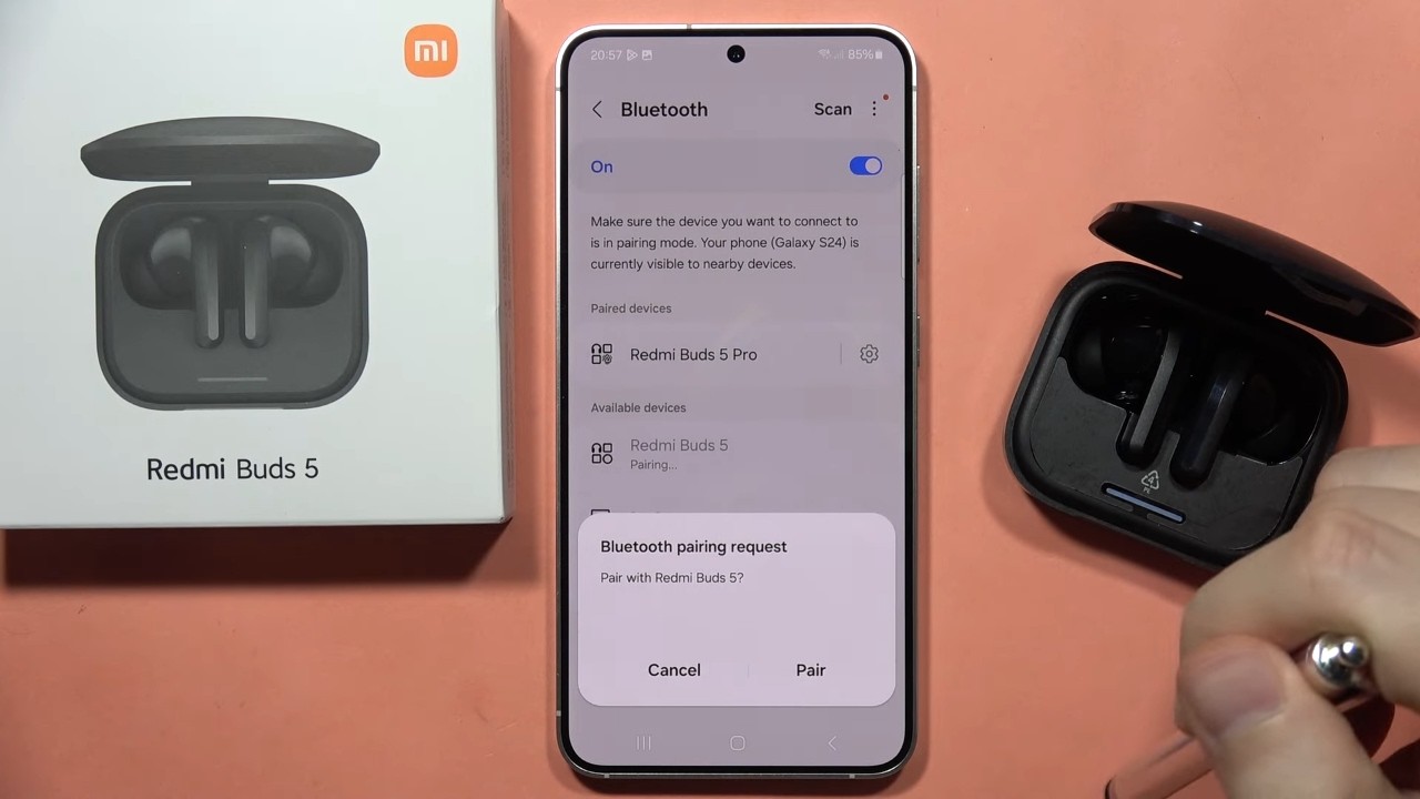 Redmi Buds 5: Ręczne włączanie trybu parowania #jakurządzeniach