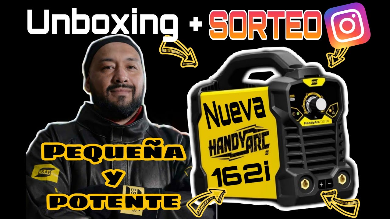 Nueva Soldadora ESAB - HANDYARC 162i  (ideal para Herreria)