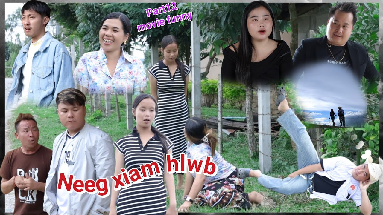 Neeg xiam hlwb part 13( movie funny ) - tubzeb niamvam Khwb npawglem mob laug #funny 2025