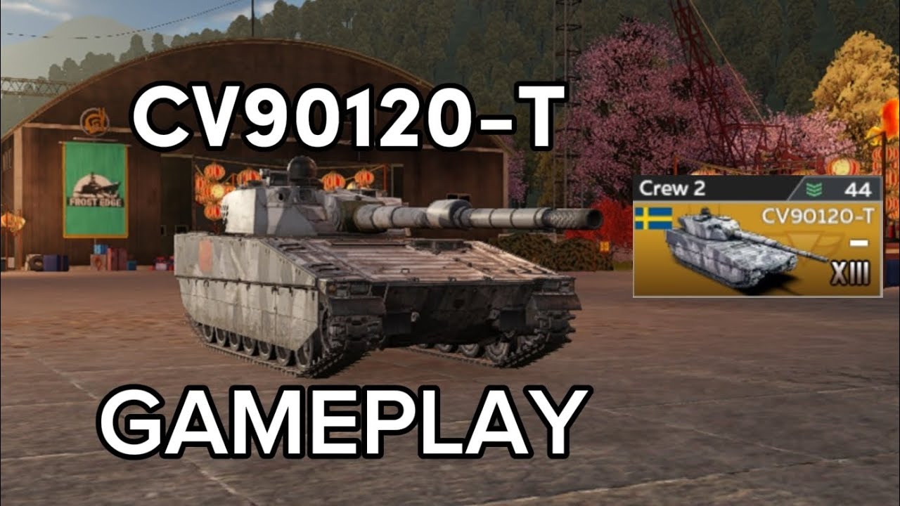 CV90120-T Top Tier Gameplay | War Thunder Mobile  #warthundertanks#warthunder#warthundermobile