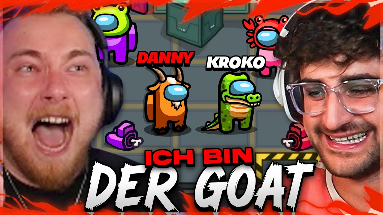 I AM THE GOAT! 🏆🐐 Among Us with Eli, Kroko, Schradin, Coach, Seyyn, Riirex & Co 🤣 | SolutionPlayz