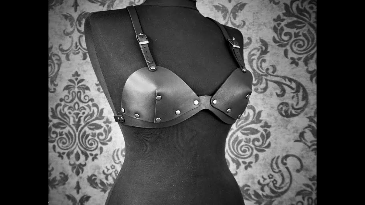 How to Make a Leather Bra- Tutorial and Pattern Download