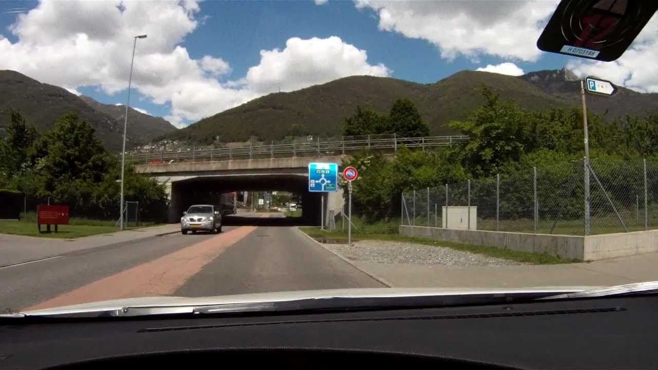 Tenero nach Gordemo (Kanton Tessin in der Schweiz)