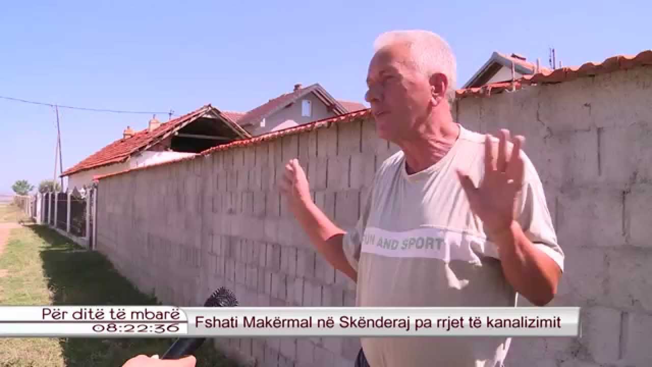 Fshati Makermal ne Skenderaj pa rrjet te kanalizimit 21.09.2015