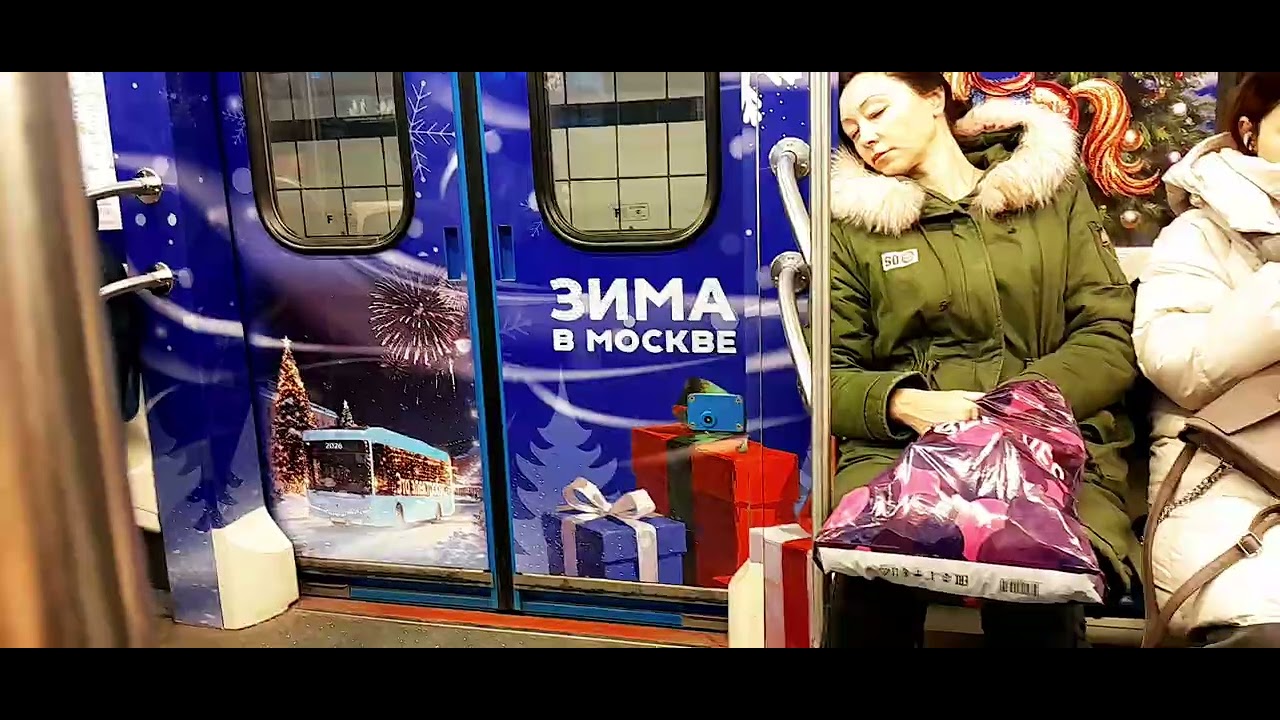 28.02.26г.На работу в #Москву на электричке,замело всё снегом. 