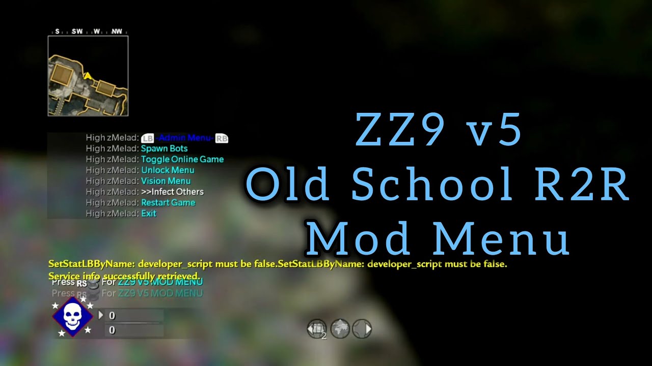 WAW | TU7 | ZZ9 V5 | Multiplayer | R2R Mod Menu | (RGH/JTAG) [+Download]