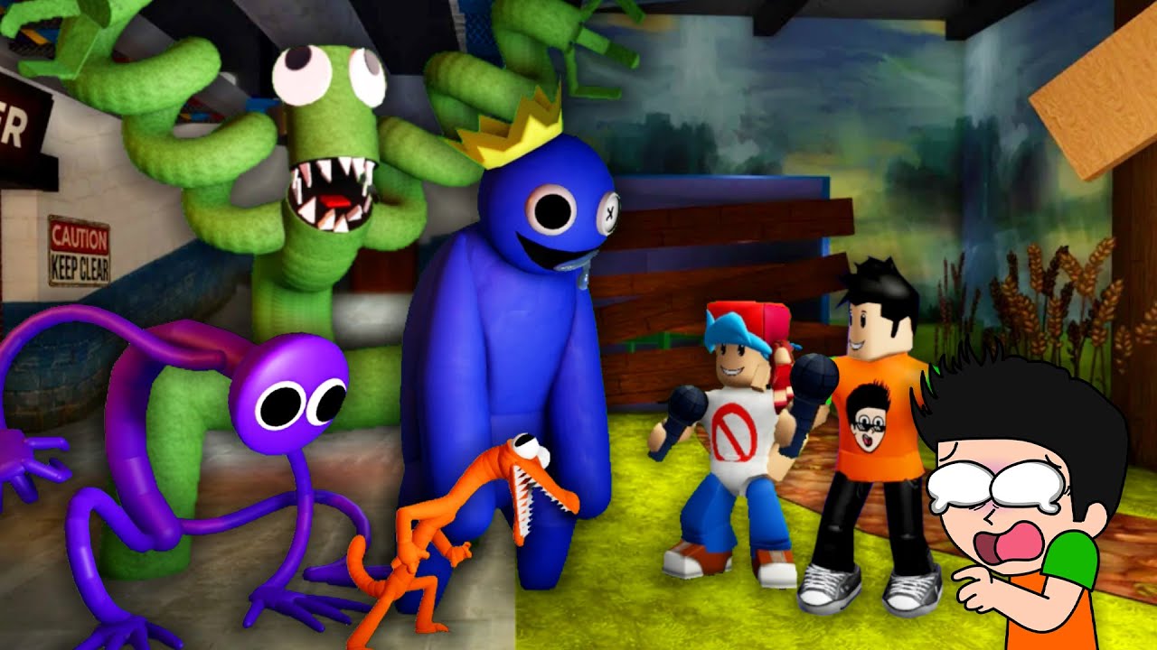 RAINBOW FRIENDS VS FRIDAY NIGHT FUNKIN🎤🌈 | RAINBOW FRIENDS EN FNF MOD ROBLOX | JONDRES GC