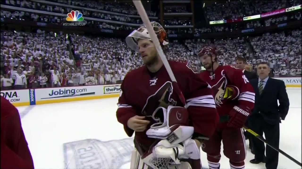 Last 2 minutes, handshakes. Nashville Predators vs Phoenix Coyotes Game 5 5/7/12 NHL Hockey