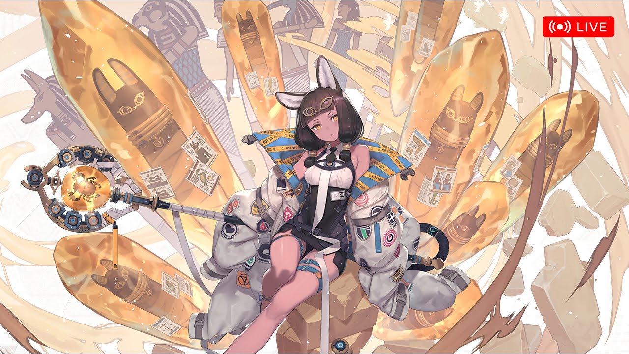 【アークナイツ大陸版】シュナペカペサキトハトシェプストさんの友達のメジェティクティさんを引く配信（ティティ ガチャ＆イベント）