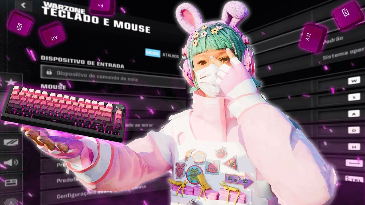 A MELHOR CONFIGURAÇAO PARA MOUSE E TECLADO NO WARZONE