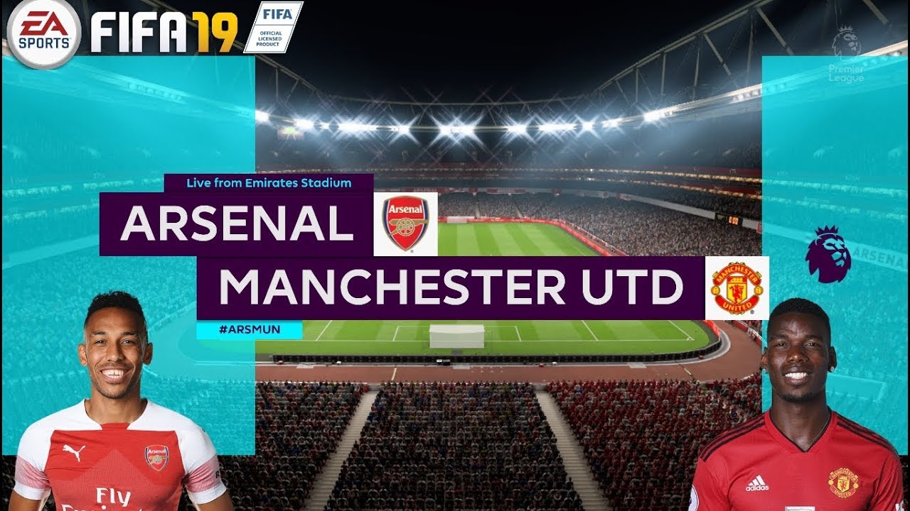 FIFA 19 | Arsenal Vs Manchester United - 2018/19 English Premier League Season - Full Match