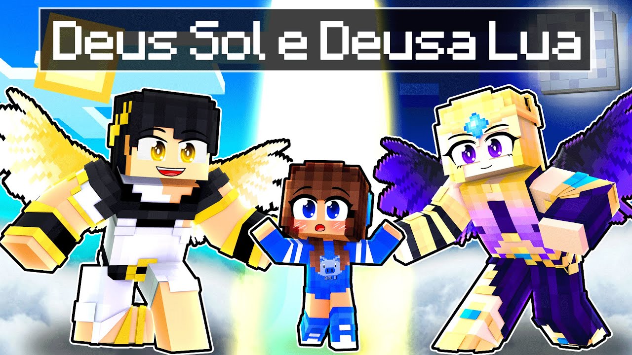 MIIKA foi ADOTADA pelo DEUS DO SOL e a DEUSA DA LUA no Minecraft ◂Miika▸