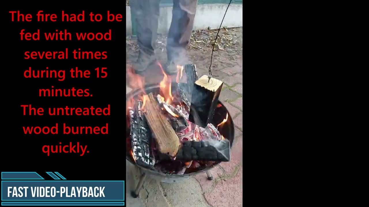 15 minutes fire test EcoNoFlame SRL