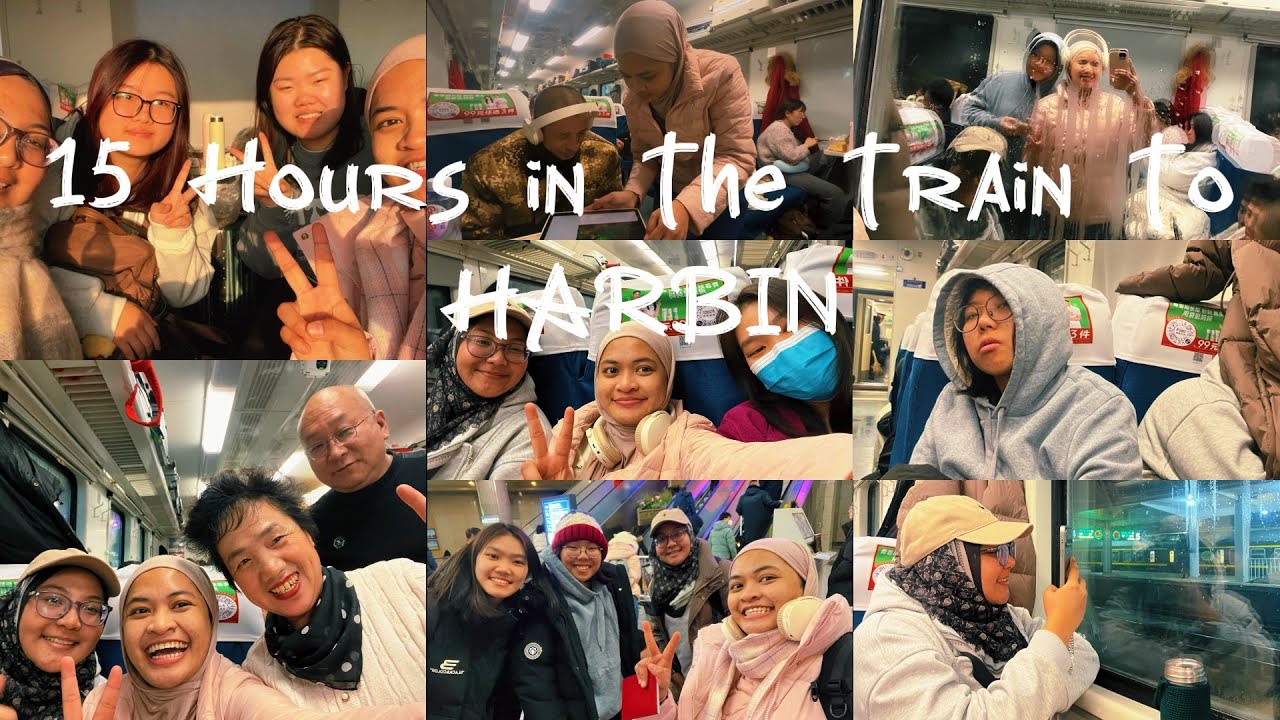 15 hrs in the trainnnn to HARBIN !