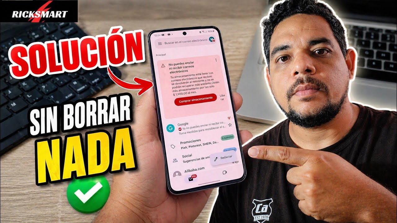 Нет свободного места на Gmail. Вы не можете отправлять и получать сообщения. Бесплатно.