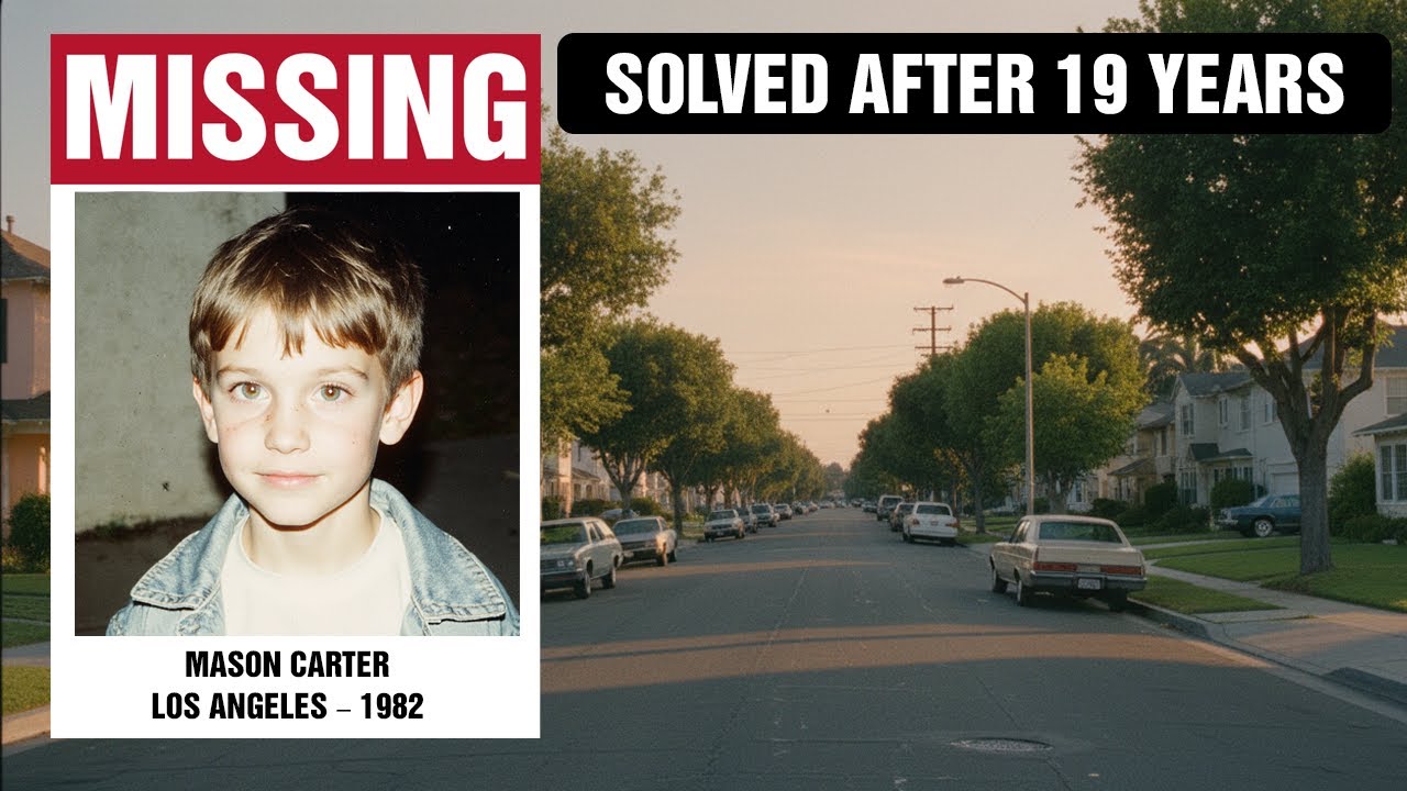 SOLVED: Los Angeles Cold Case | Mason Carter, 7 | Missing Boy Found Alive After 19 Years (1982-2001)