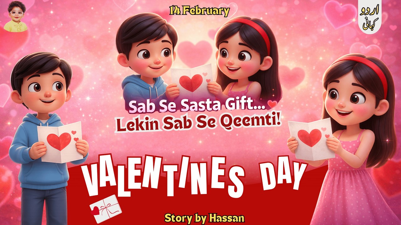 Ek Gareeb Larke Ka Valentine’s Day❤️🥀| Valentine Special | Cartoon | Story by Hassan#motivationstory
