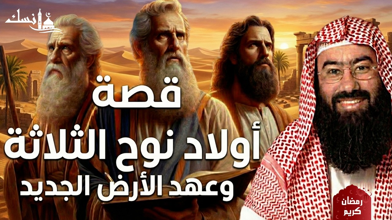 نبيل العوضي  أبناء نوح الثلاثة و عهد الارض الجديد