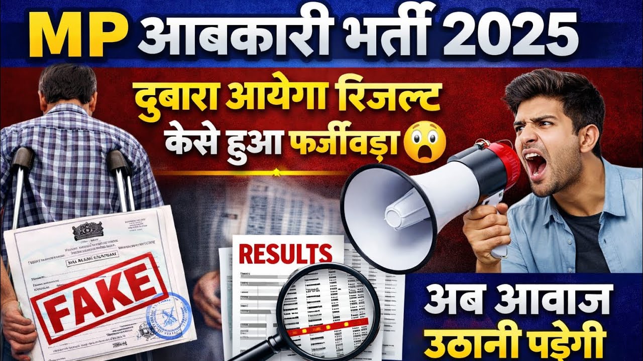 MP आबकारी भर्ती 2025| mp abkari bharti result 2025|