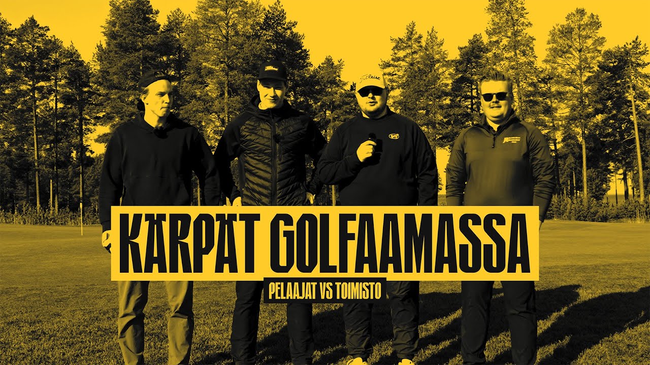 Pelaajat vs. Toimisto – Golfbattle Kärppien tyyliin! 🏌️🔥