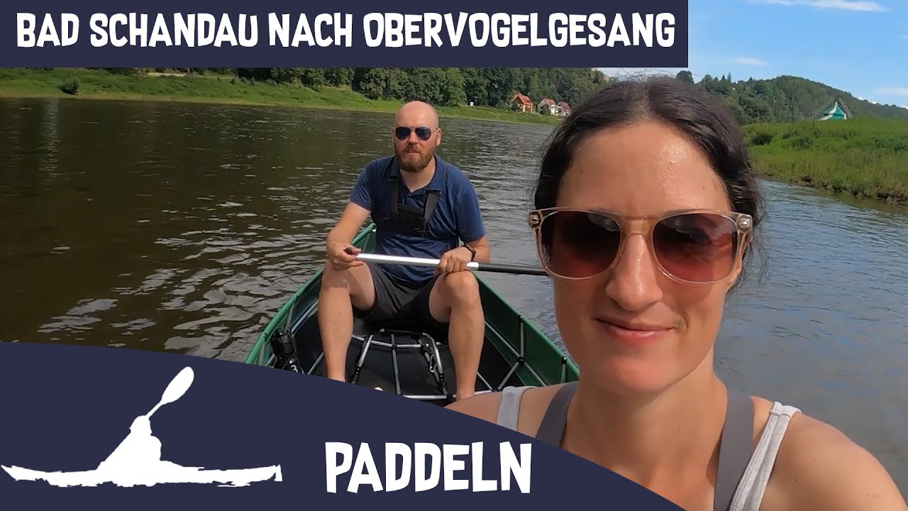 Paddeltour mit Ally 18 auf der Elbe - Bad Schandau bis Obervogelgesang