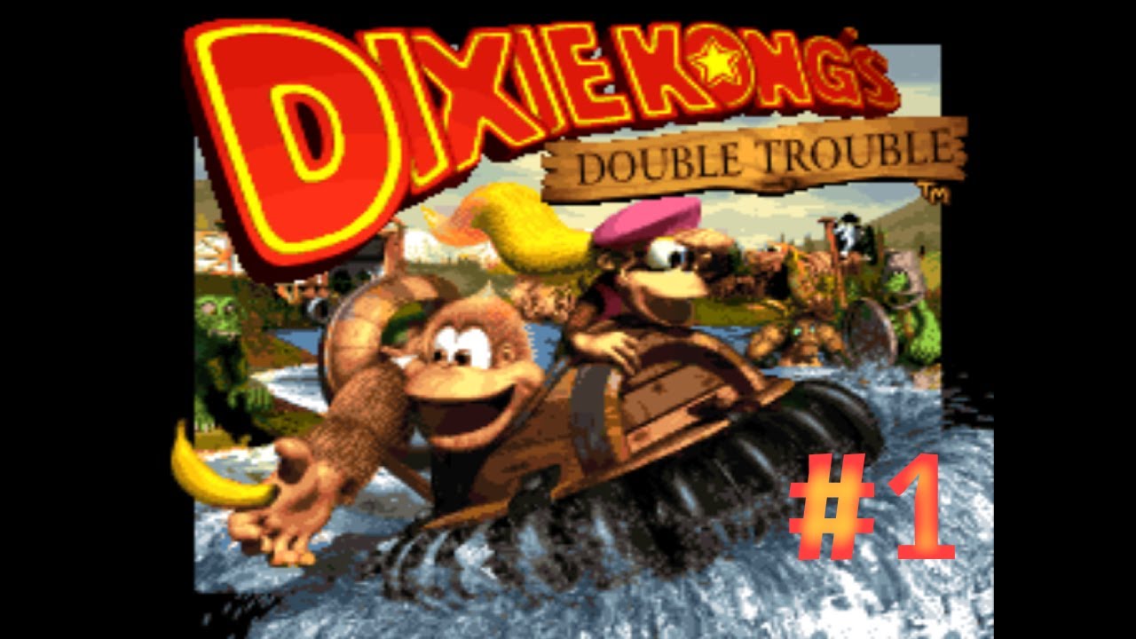 Mais uma vez Dixie sai em uma nova aventura! - Donkey Kong Country Dixie Kong's Double Trouble.