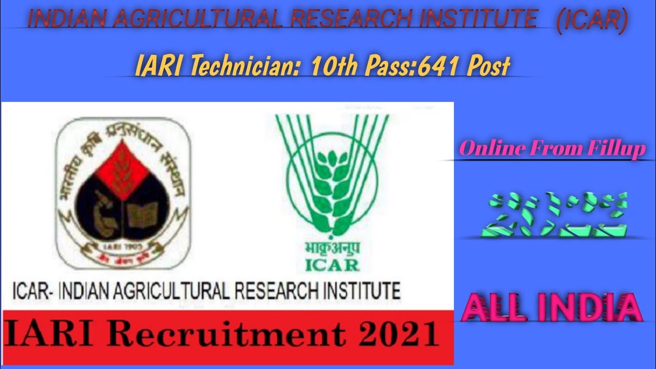 How to fill ICAR Technician online form 2022.     #ICAR