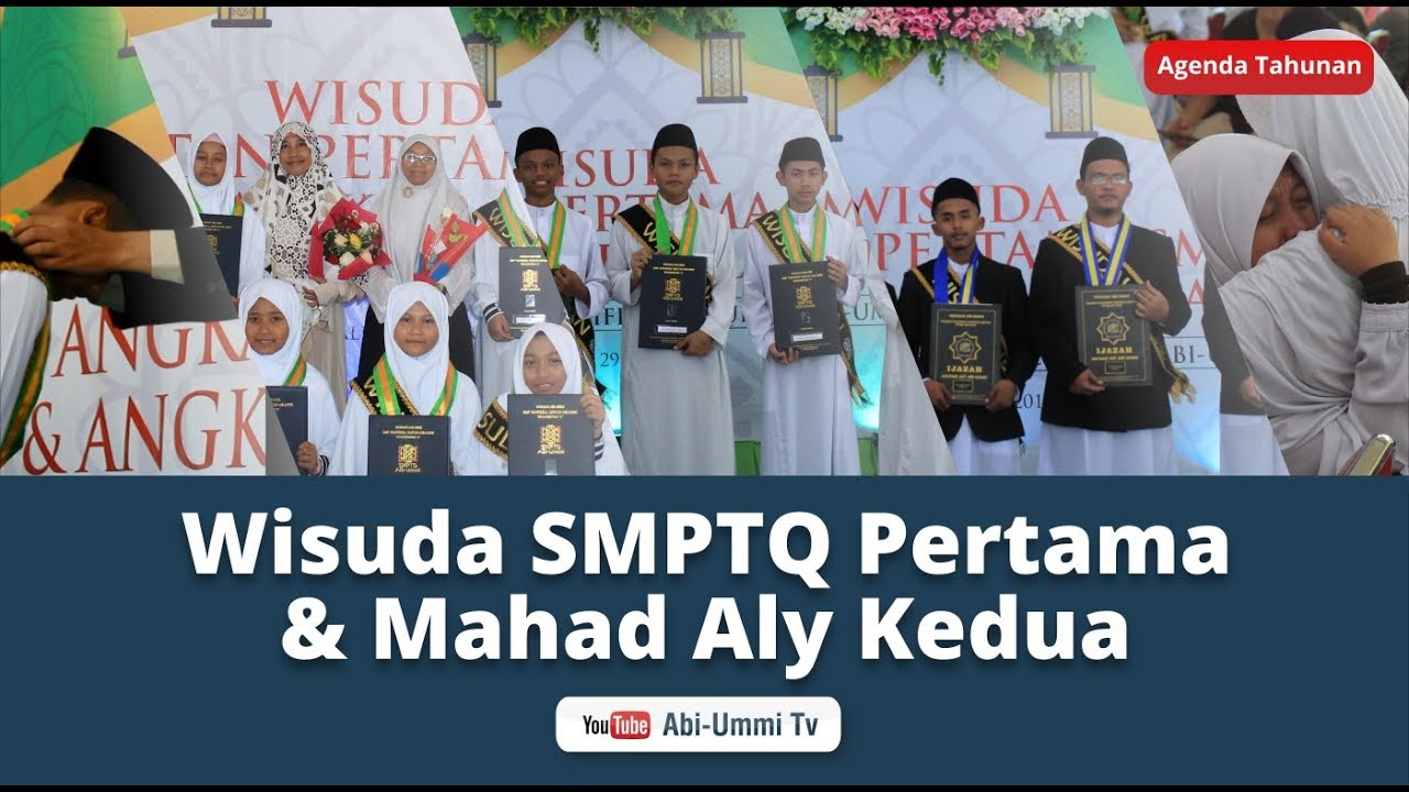 Suasana Wisuda SMPTQ Abi-Ummi Pertama dan Mahad Aly Ke-2 PPTQ Abi Ummi