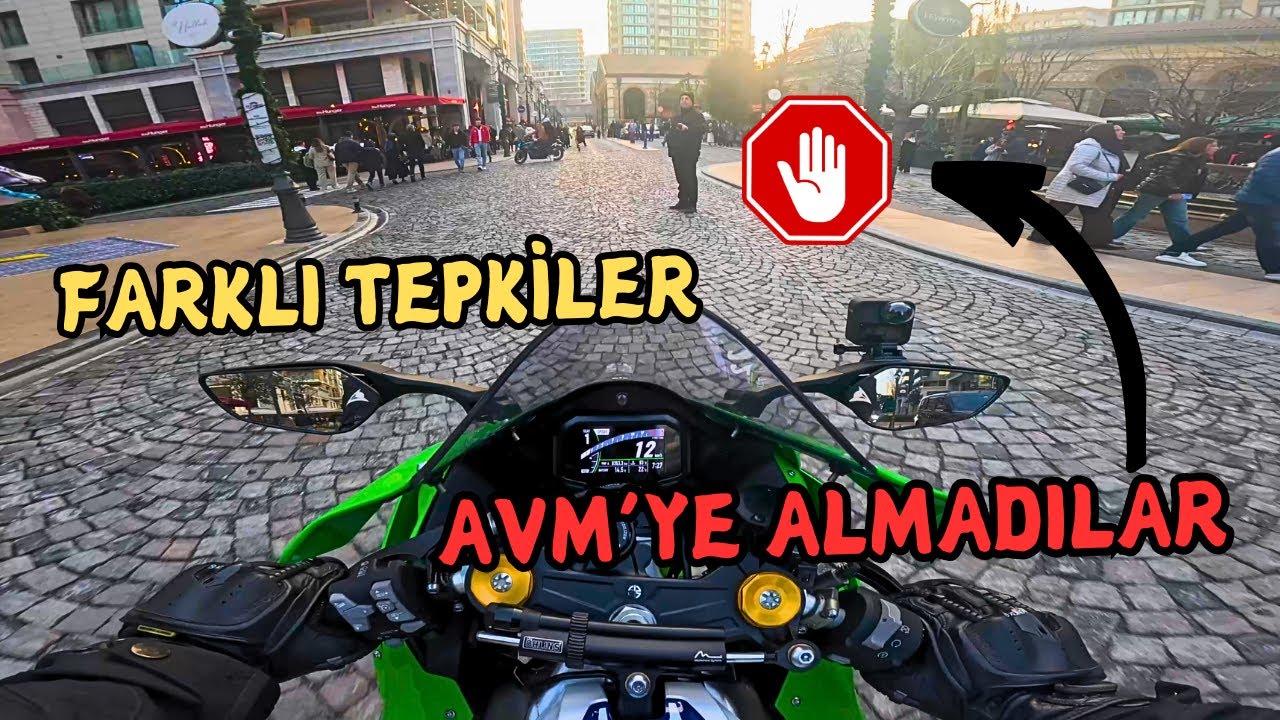 FARKLI TEPKİLER / AVM'YE ALMADILAR / ABİ ARA GAZ (MOTOVLOG)