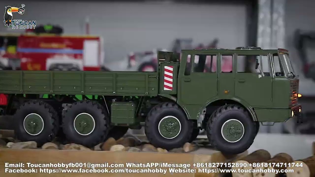CROSSRC DC8 8X8 1/12 Electric RC Off-road Military Truck!  This crawler is ready for any adventure！