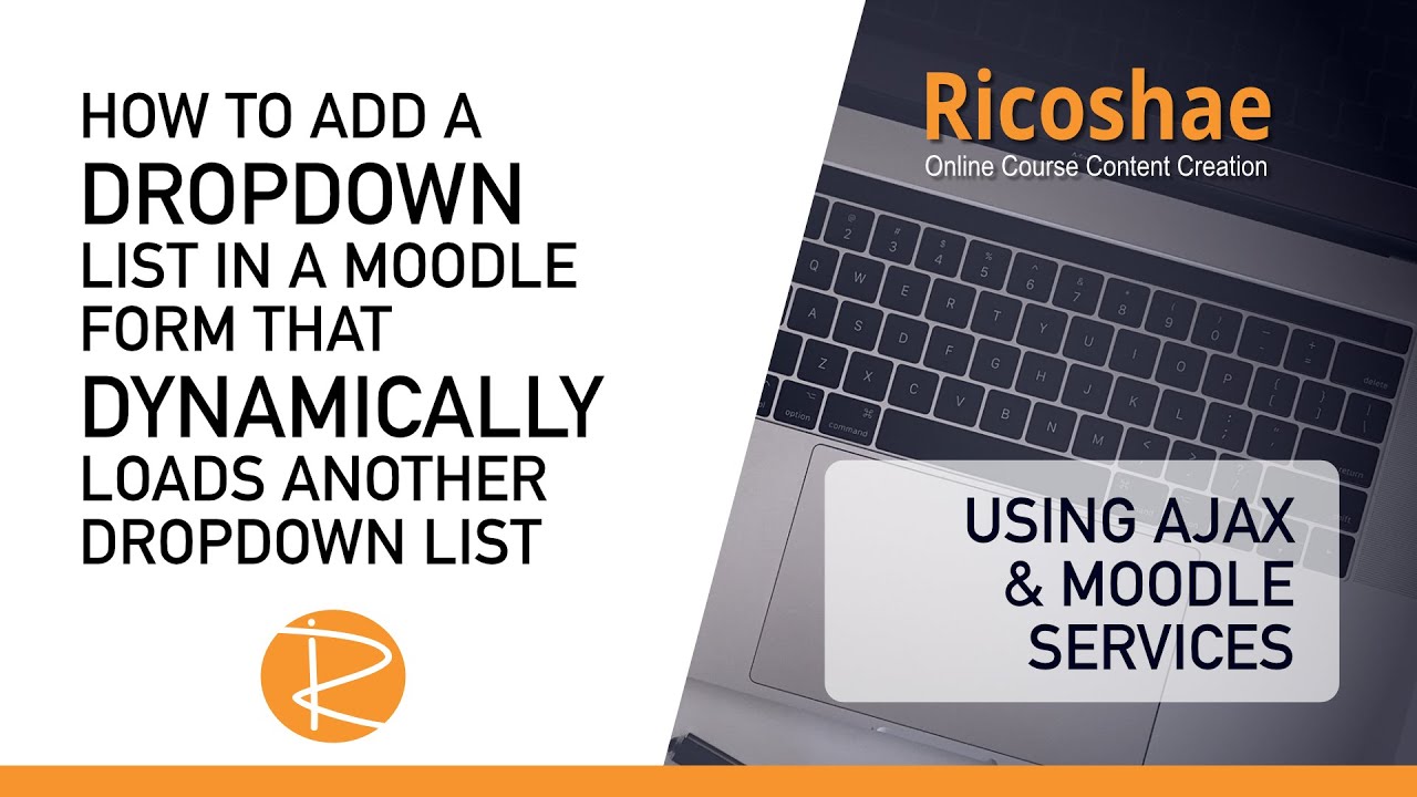 How to add a DROPDOWN LIST in a MOODLE FORM that dynamically loads another drop down list
