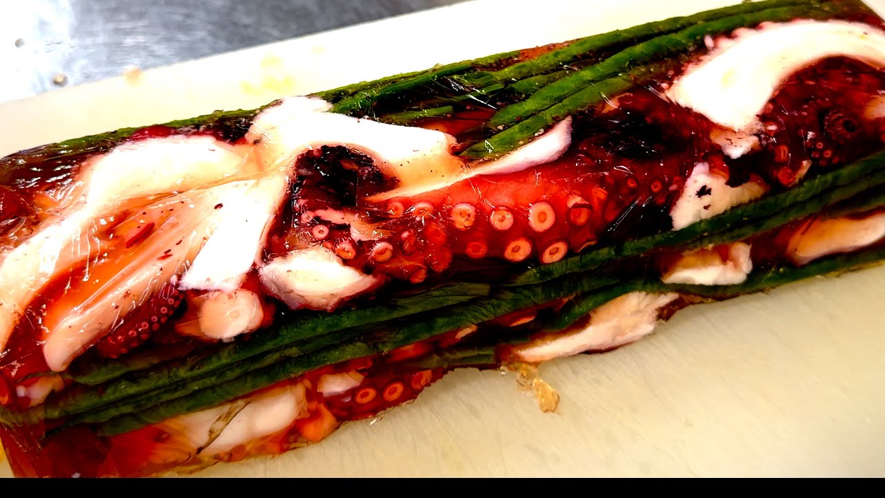 A midsummer appetizer: Terrine of Octopus【真蛸のテリーヌ】
