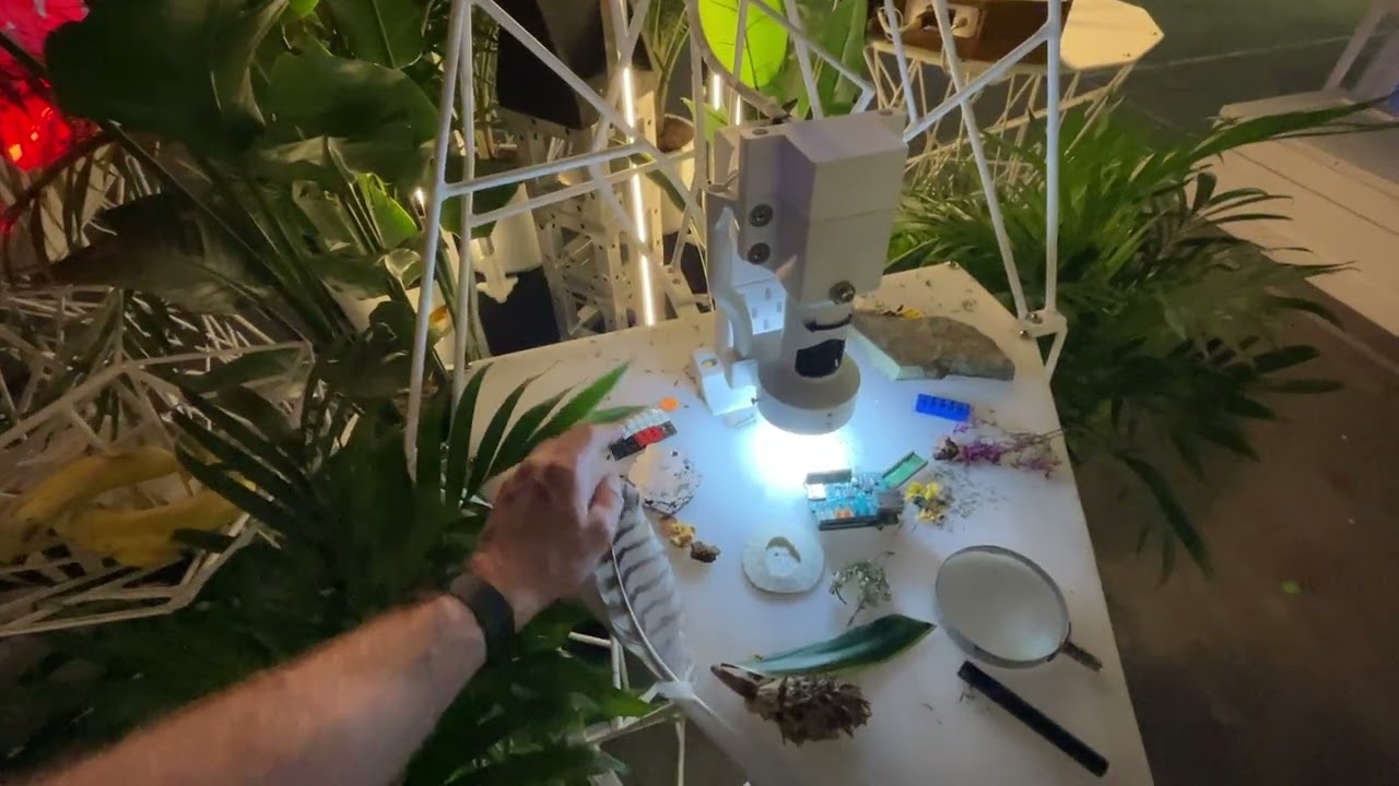 Microscopia Interactive Light Art Installation