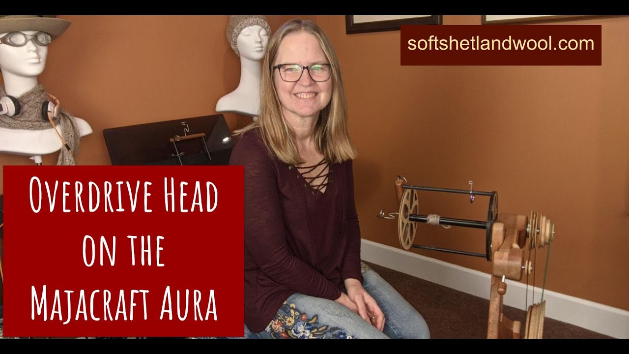 Using The Overdrive Head on the Majacraft Aura Spinning Wheel