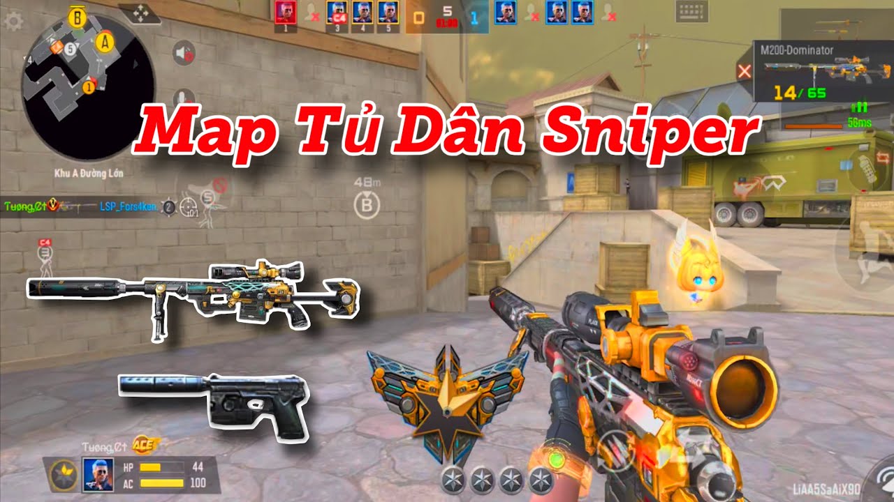 CF Legends | Leo Rank Đầu Mùa Va Ngay Map Tủ Của Dân Chơi Sniper | Tường CT