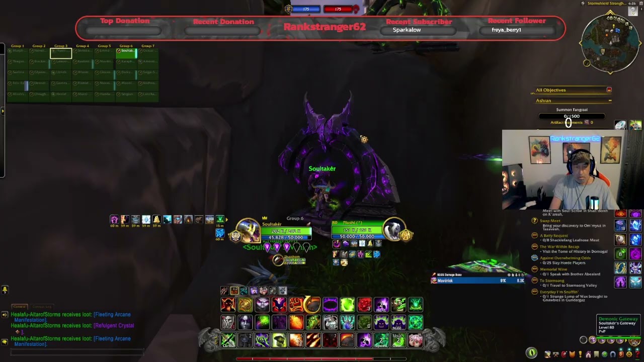Rankstranger62 is live,  World of Warcraft