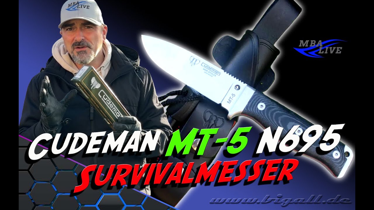 Cudeman MT5 *modernes Survival-Messer für alle Outdoor-Aktivitäten*