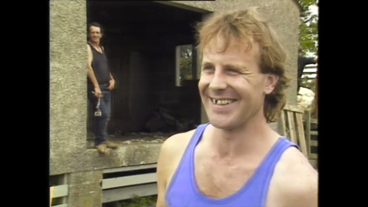 Supreme Sheep Shearer Shares Skills, Ballinrobe, Co. Mayo, Ireland 1987