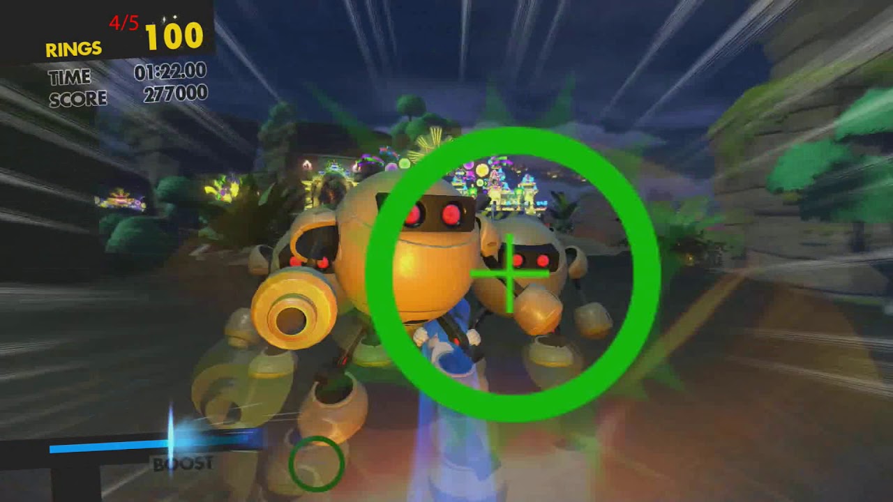 Sonic Forces - Stage 8  All Red Rings Luminous Forest (Mystic Jungle)