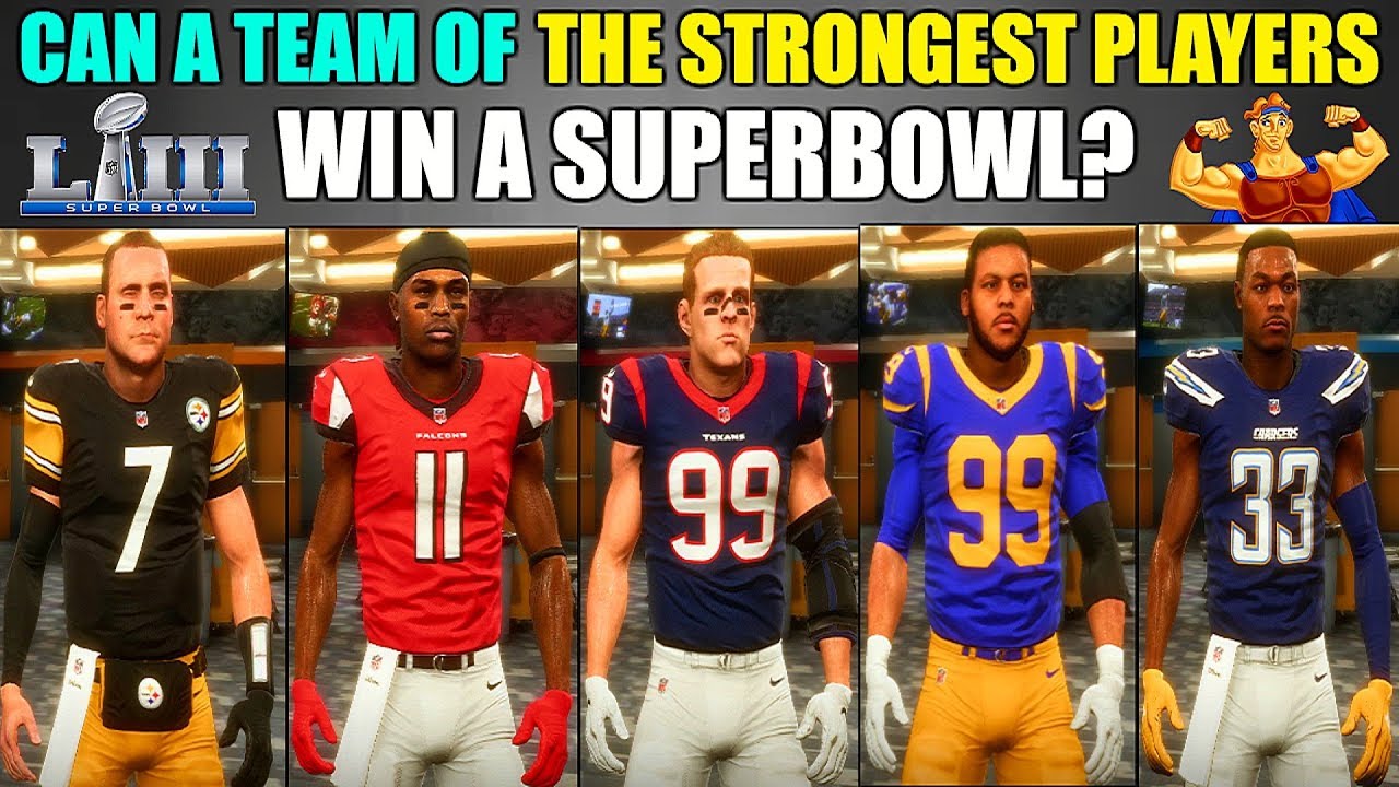 CAN A TEAM OF THE STRONGEST PLAYERS WIN A SUPERBOWL? Madden 19 Franchise Experiment