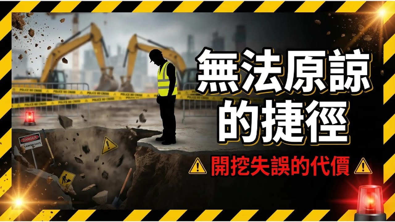 無法原諒的捷徑：開挖失誤的代價