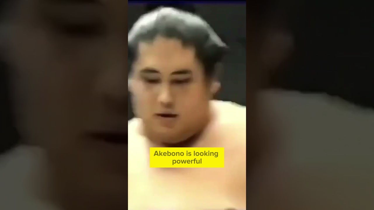 雅山哲士 Ozeki Miyabiyama against Yokozuna Akebono in 2000