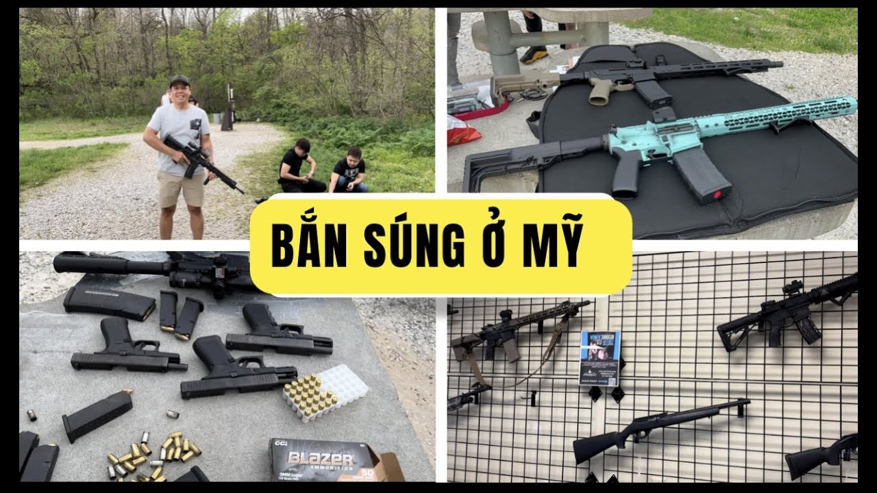 Bắn súng ở Mỹ-Môn thể thao cảm giác mạnh