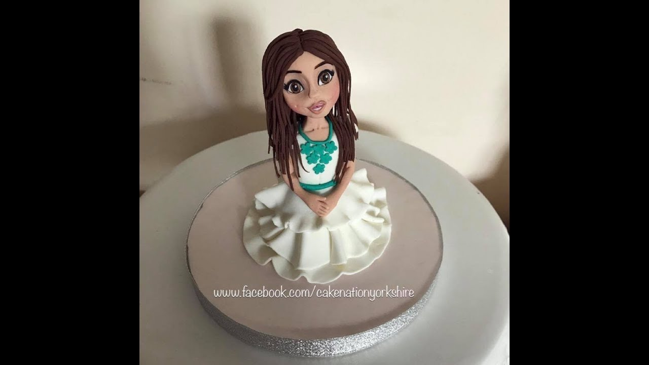 CAKE NATION | How To Make A Fondant Girl Using Modelling Paste - Advanced