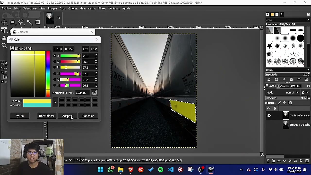 Videotutorial: Colores, líneas (rectas y curvas) y polígonos usando Gimp