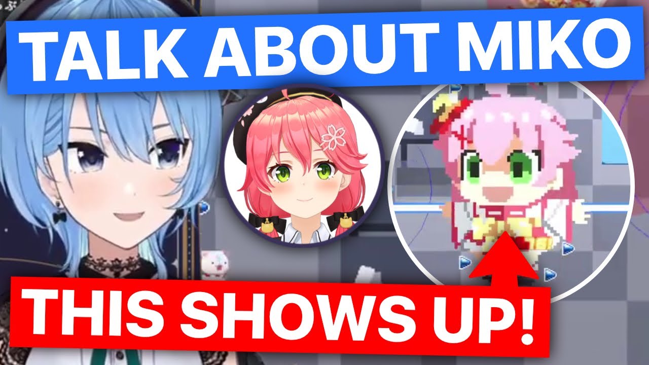 Everytime Suisei Mentions Miko, Mikodanye Will Show Up... (Hoshimachi Suisei / Hololive) [Eng Subs]