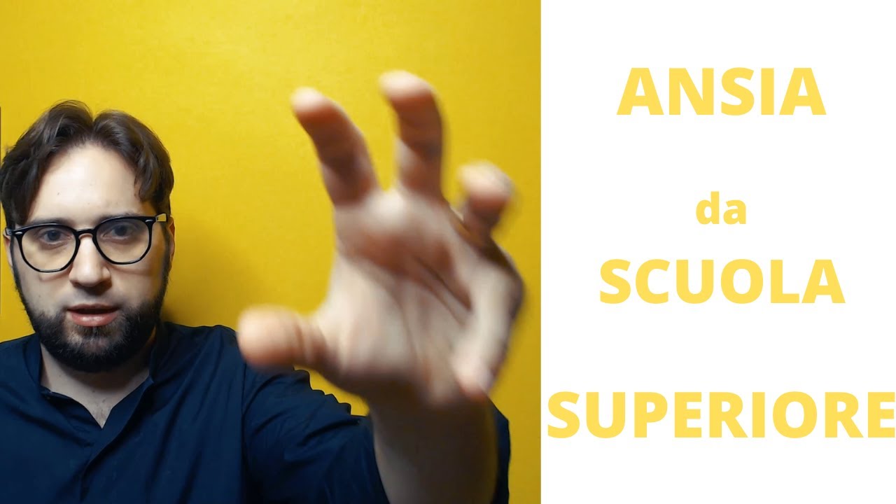 Ansia da scuola superiore